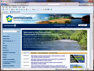 Pennsylvania's Department of Environmental Protection